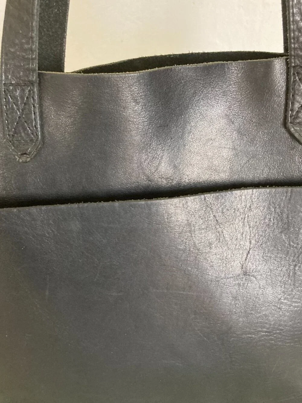 Madewell The Transport Medium Crossbody | Shoulder bag | Black Leather Tote Bag - Picture 6 of 15